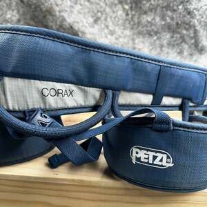Petzl EUC Corax Adjustable Climbing Harness, Blue, Size 1